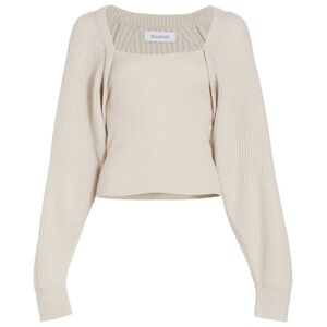 Naadam Cream Knit Sweater